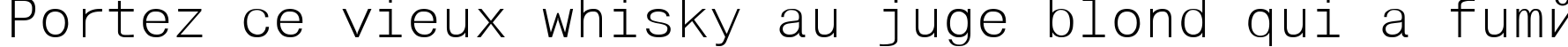 Пример написания шрифтом HelvFixed текста на французском