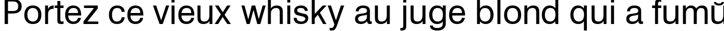 Пример написания шрифтом Hemus текста на французском