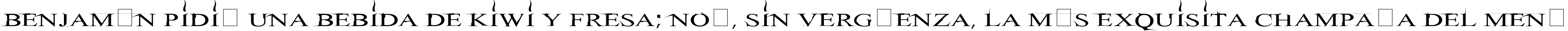 Пример написания шрифтом Hitman текста на испанском