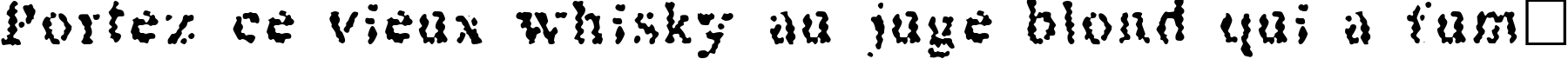 Пример написания шрифтом Honeybomb текста на французском