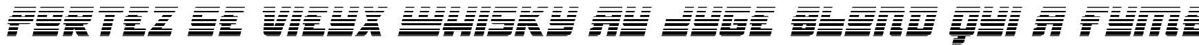Пример написания шрифтом Hong Kong Hustle Gradient Italic текста на французском