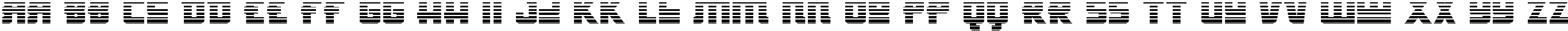 Пример написания английского алфавита шрифтом Hong Kong Hustle Gradient Regular
