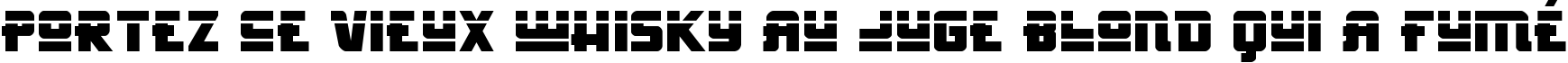 Пример написания шрифтом Hong Kong Hustle Laser Regular текста на французском