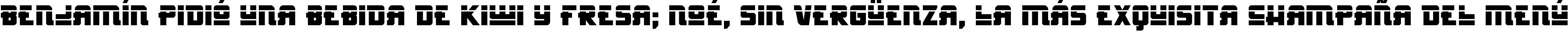 Пример написания шрифтом Hong Kong Hustle Laser Regular текста на испанском