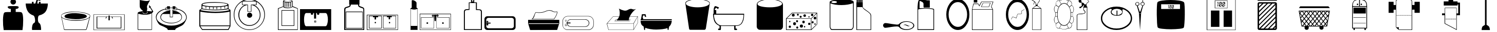 Пример написания английского алфавита шрифтом Hygiene