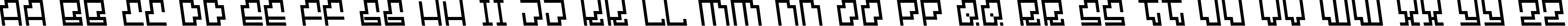 Пример написания английского алфавита шрифтом Hypersonic