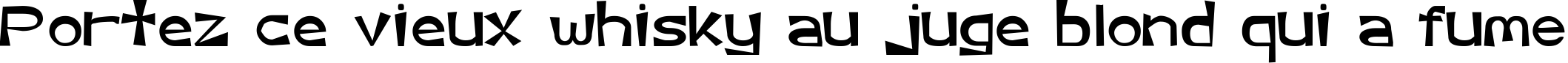 Пример написания шрифтом Asshole Basic Sans Serif Font текста на французском