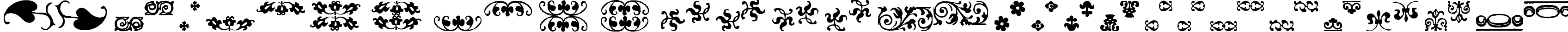 Пример написания английского алфавита шрифтом IM FELL FLOWERS 2