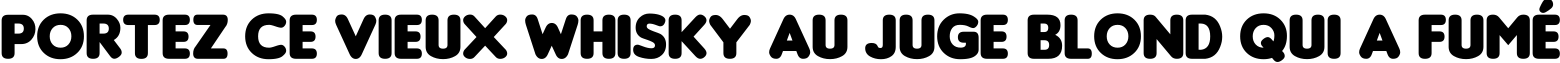 Пример написания шрифтом Insaniburger текста на французском