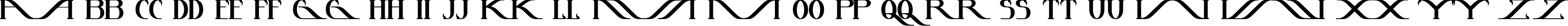 Пример написания английского алфавита шрифтом InstantTunes