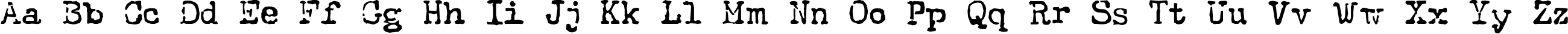 Пример написания английского алфавита шрифтом Intersidereal Quest