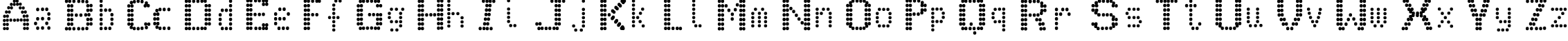 Пример написания английского алфавита шрифтом J_EKR_B_N