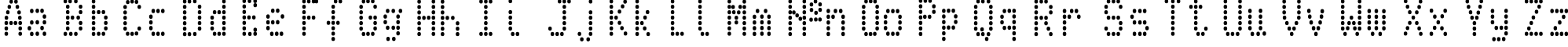Пример написания английского алфавита шрифтом J_EKR