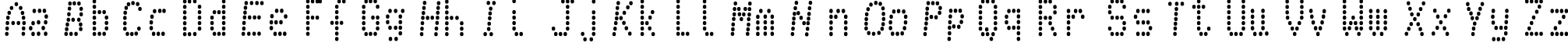 Пример написания английского алфавита шрифтом J_NAKL_