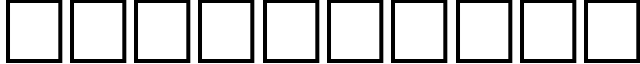 Пример написания цифр шрифтом Japanese Generic1