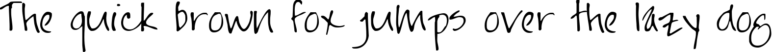 Пример написания шрифтом Hand текста на английском