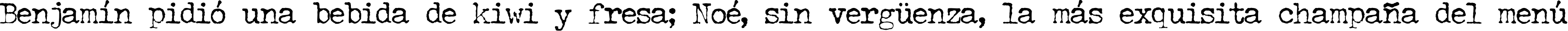 Пример написания шрифтом JohnDoe текста на испанском