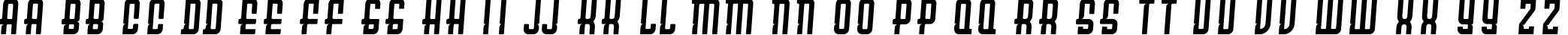 Пример написания английского алфавита шрифтом JOORAN Italic