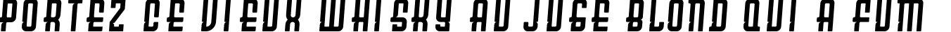 Пример написания шрифтом JOORAN Italic текста на французском
