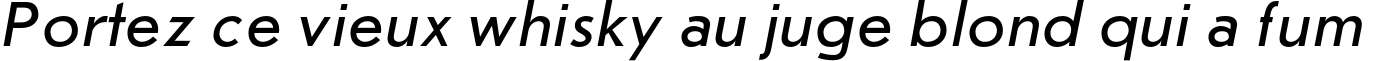 Пример написания шрифтом JournalSansC Italic текста на французском