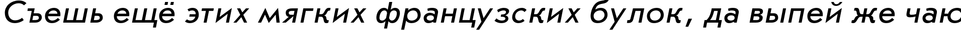Пример написания шрифтом JournalSansC Italic текста на русском