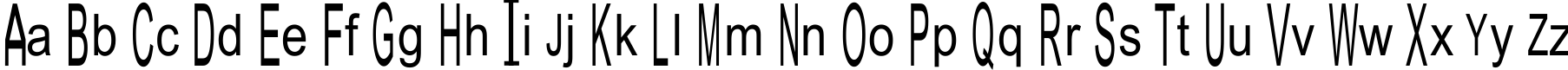Пример написания английского алфавита шрифтом Julia Special Font H