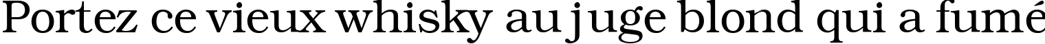 Пример написания шрифтом KacstOne текста на французском