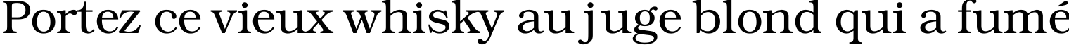 Пример написания шрифтом KacstTitle текста на французском