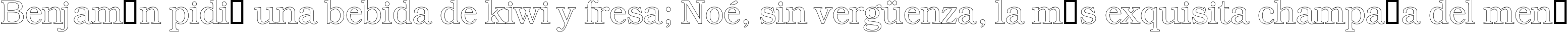 Пример написания шрифтом KacstTitleL текста на испанском