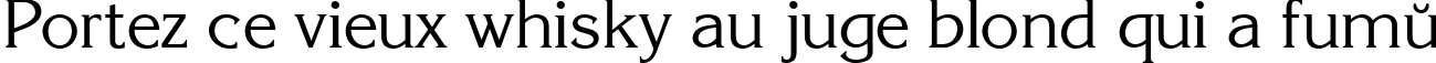 Пример написания шрифтом KarinaC текста на французском