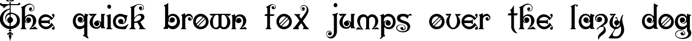 Пример написания шрифтом Karnac текста на английском