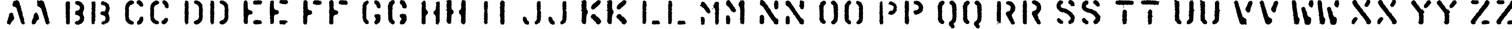 Пример написания английского алфавита шрифтом KartonC