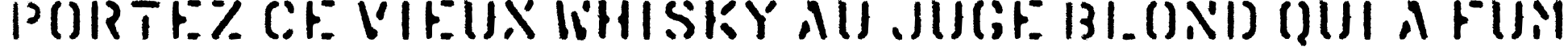 Пример написания шрифтом KartonC текста на французском
