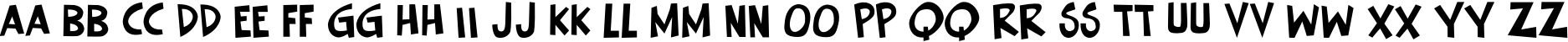 Пример написания английского алфавита шрифтом Keener