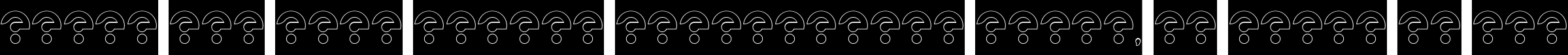 Пример написания шрифтом KIOSHIMA-Outlined-Inverse текста на русском