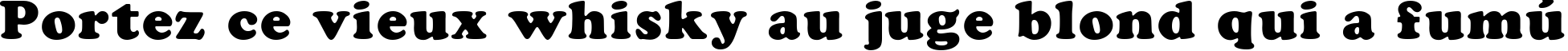 Пример написания шрифтом Kladez Plain:001.001 текста на французском