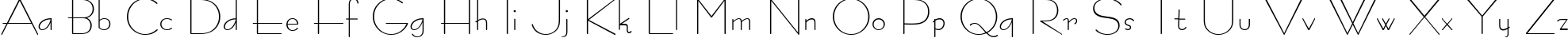 Пример написания английского алфавита шрифтом Konkord-Retro