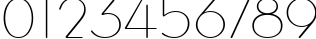 Пример написания цифр шрифтом Konkord-Retro