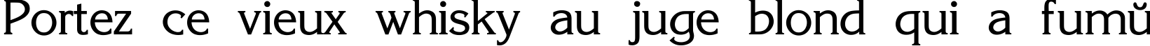 Пример написания шрифтом Korinna_SU текста на французском