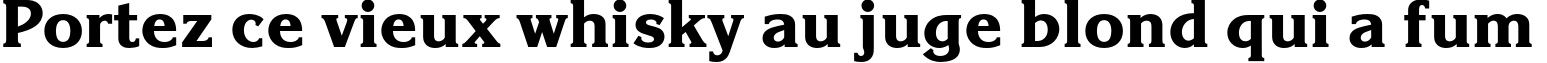 Пример написания шрифтом KorinnaBlackC текста на французском