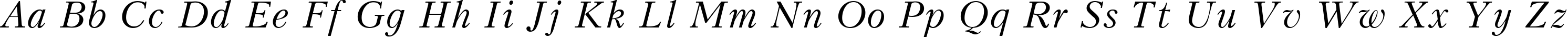 Пример написания английского алфавита шрифтом Kudrashov Italic:001.001