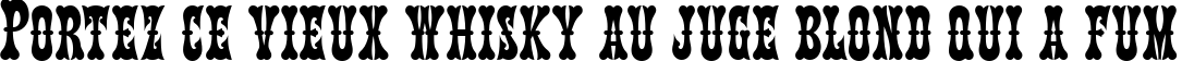 Пример написания шрифтом Kumparsita текста на французском