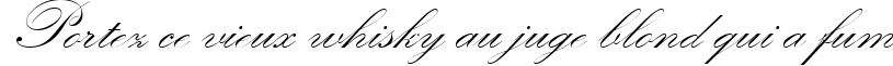 Пример написания шрифтом KunstlerschreibschDMed текста на французском