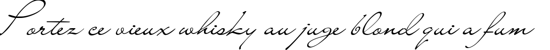 Пример написания шрифтом LainyDay текста на французском