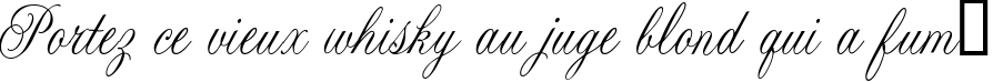 Пример написания шрифтом Lastochka текста на французском