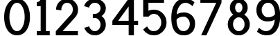 Пример написания цифр шрифтом Latha