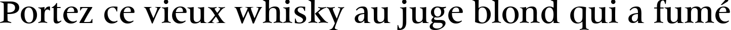 Пример написания шрифтом Latin 725 Medium BT текста на французском