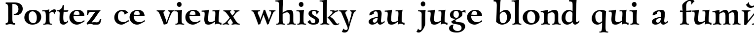 Пример написания шрифтом Lazurski Bold Cyrillic текста на французском