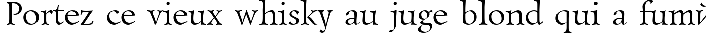 Пример написания шрифтом LazurskiCTT текста на французском