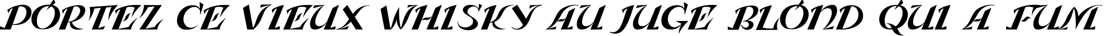 Пример написания шрифтом Leningradka Kursiv текста на французском